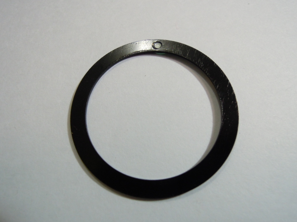 NEW BLACK/GOLD 33.5MM BEZEL INSERT MEDIUM DIVERS SKX013 (7S26-0030) / 4205-0150