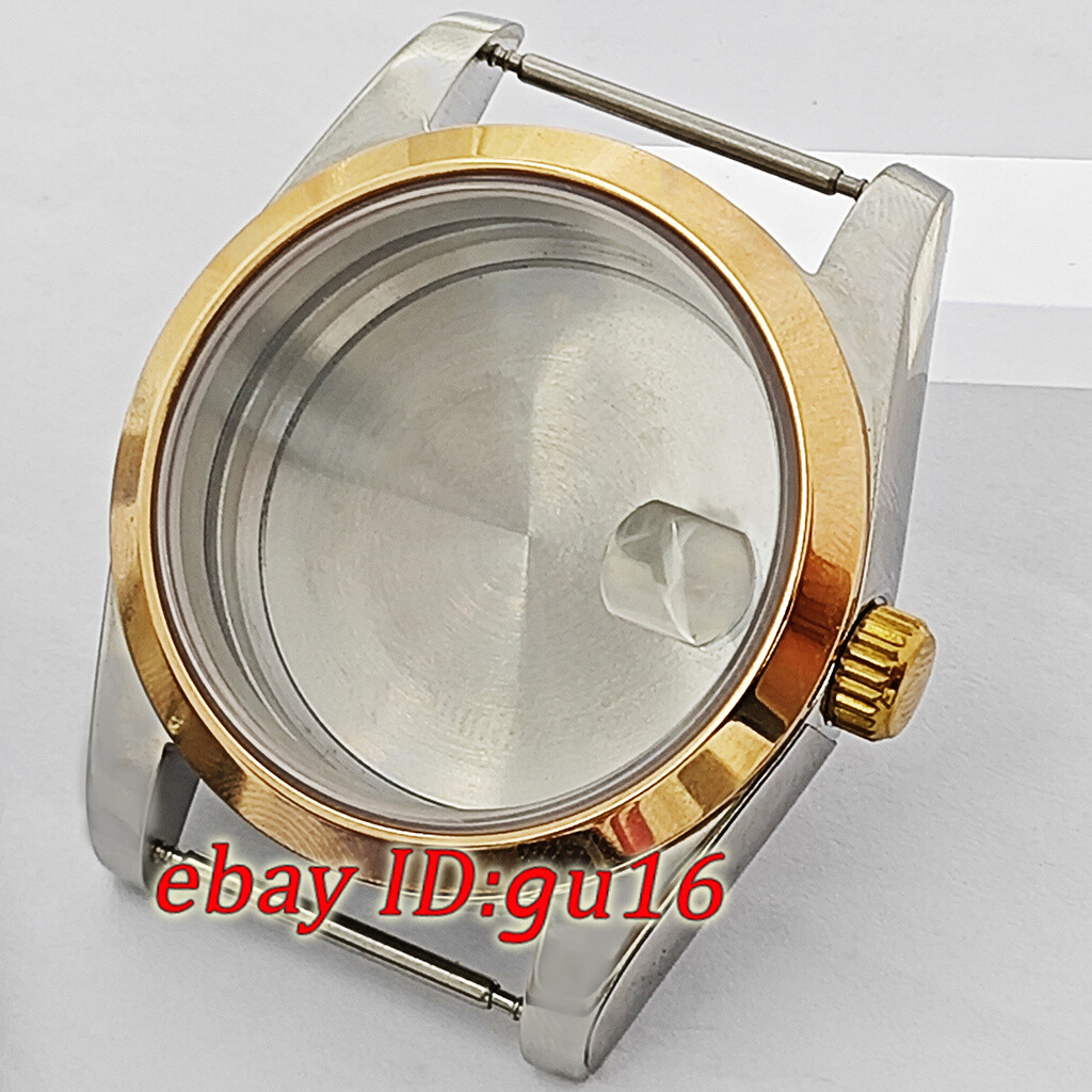 36mm 39mm watch case rose gold silver fit NH35 Miyota 8215 ETA 2824/2836 DG2813