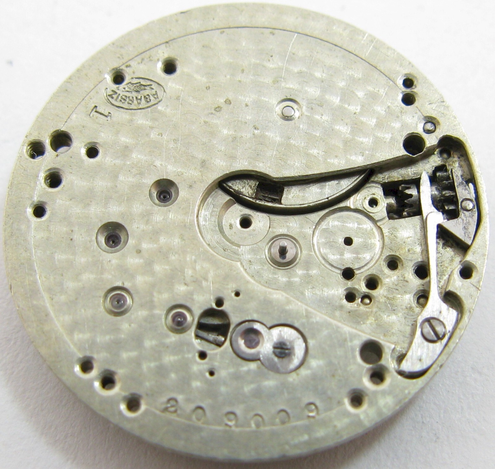 Quality Lady Swiss Watch incomplete movement Agassiz 17 j. 6 adj. fit 2 hands