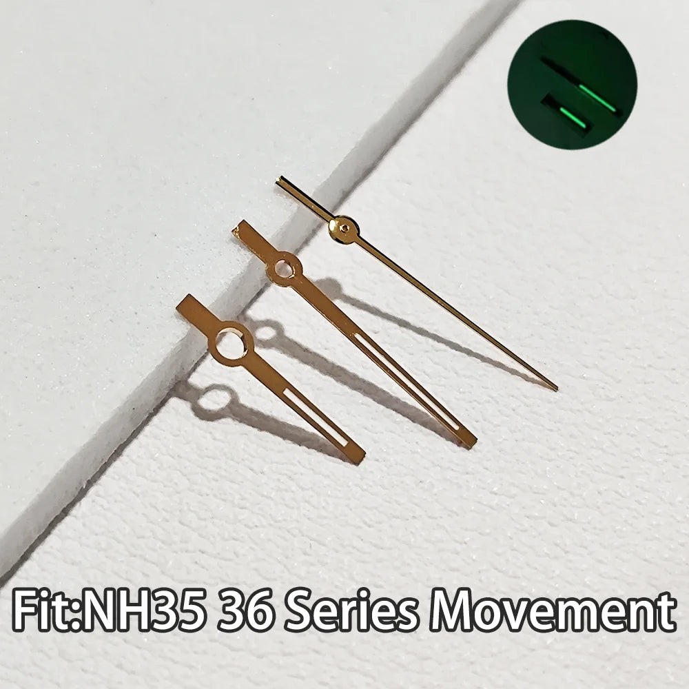 Series Rose Gold Silver Gold Watch Hands for NH35/36/8215 Series Modified