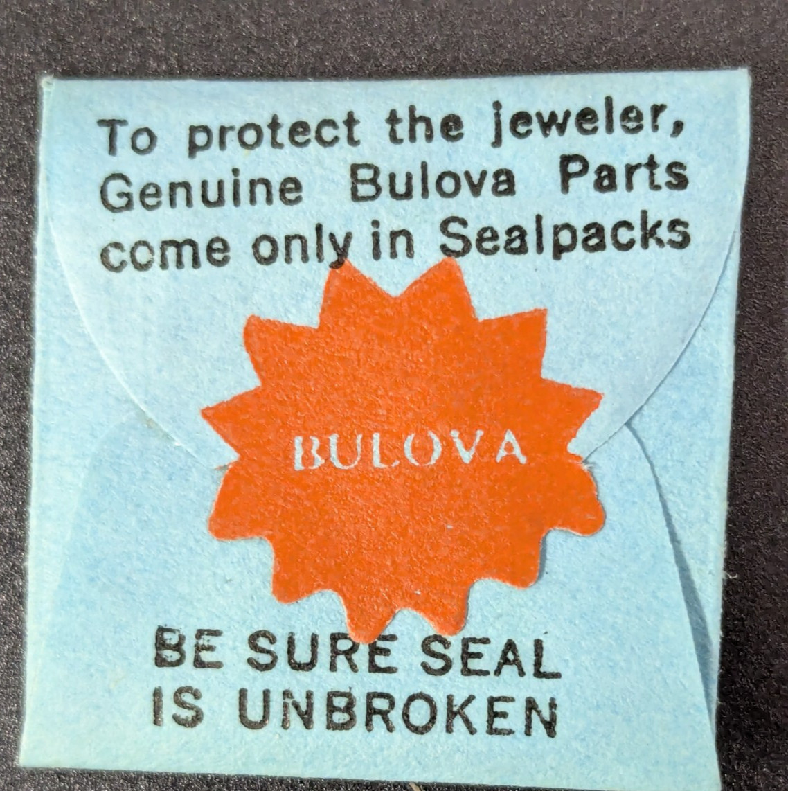 NOS NEW Genuine Bulova Cal. 7AE – Clutch Wheel – Vintage Watch Part #17