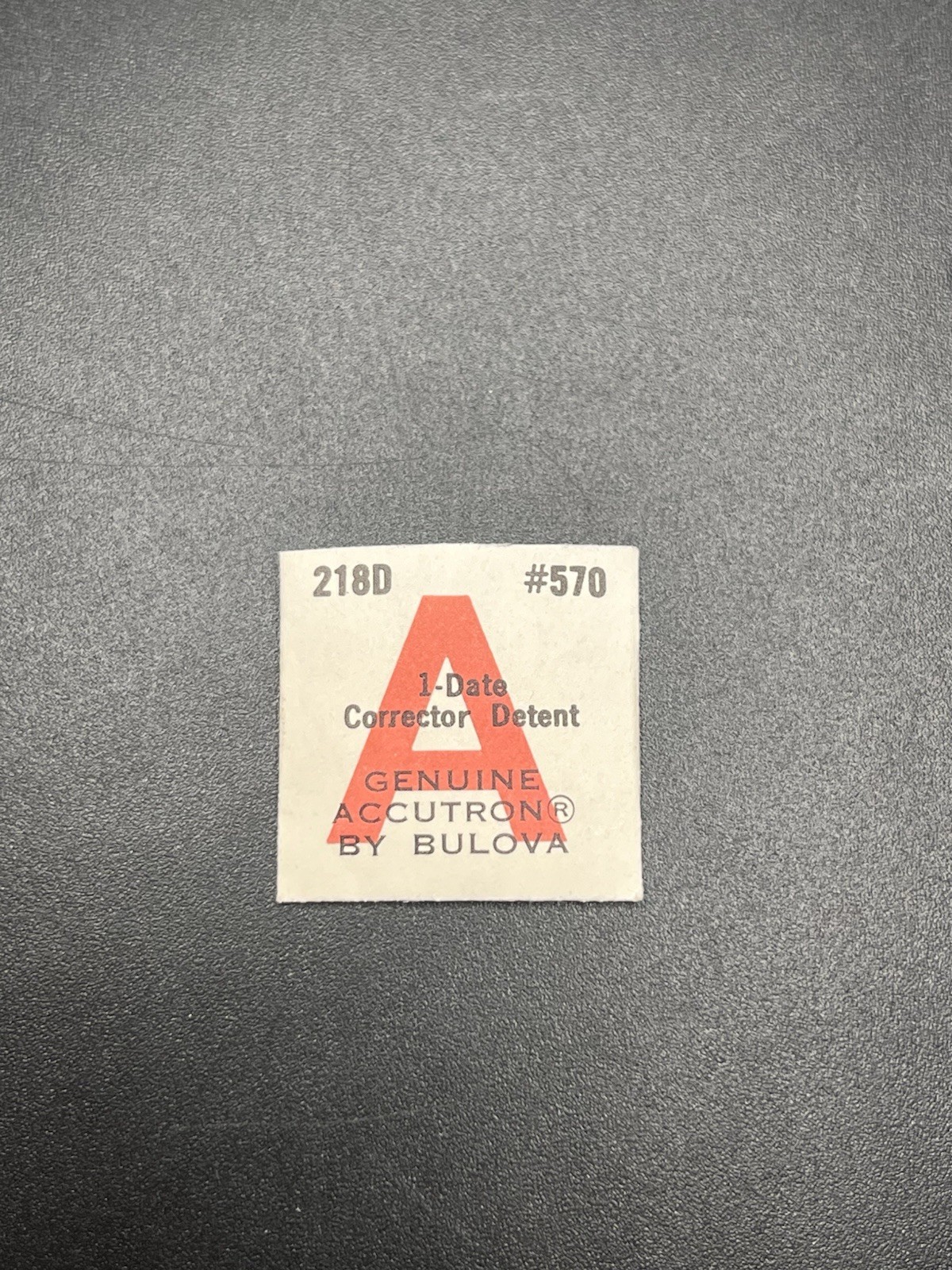 Accutron Cal. 218D Part 570 Date Corrector Detent (010)