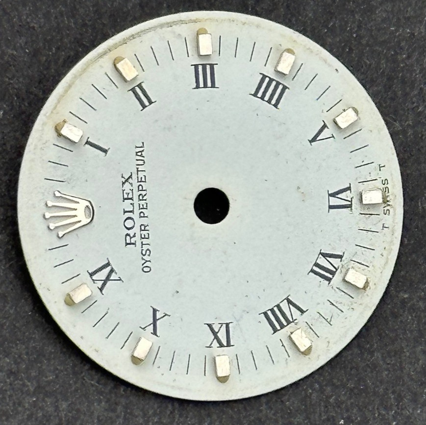 Vintage Rolex Ladies Oyster Perpetual Watch Dial For 24mm No Date