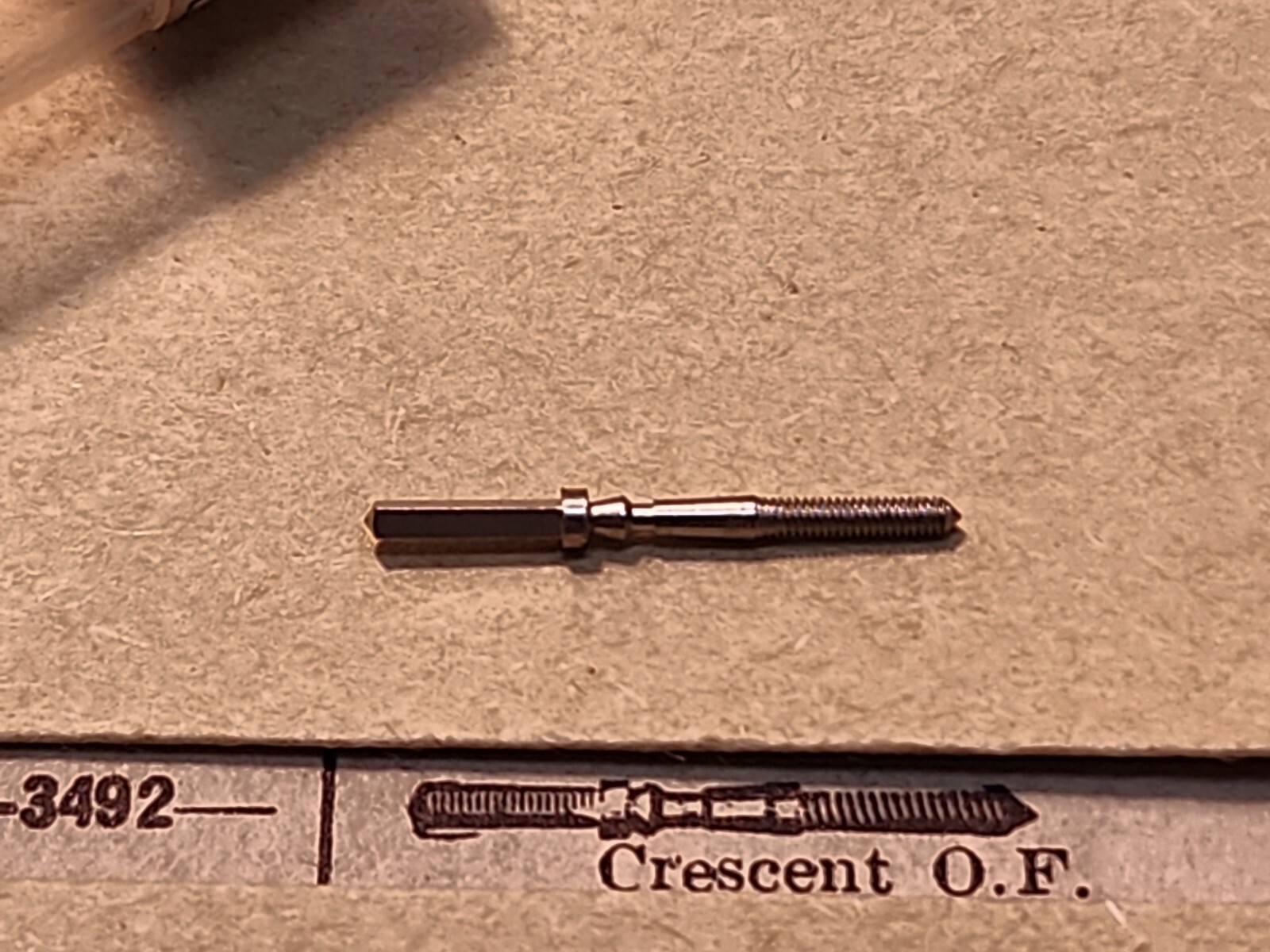 NOS American Pocket Watch Stem For 12s Crescent OF Case N-3492