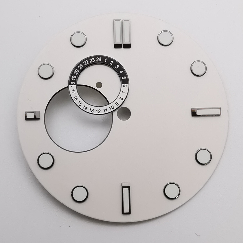 32mm black white blue green sterile luminous watch dial fit NH39 movement