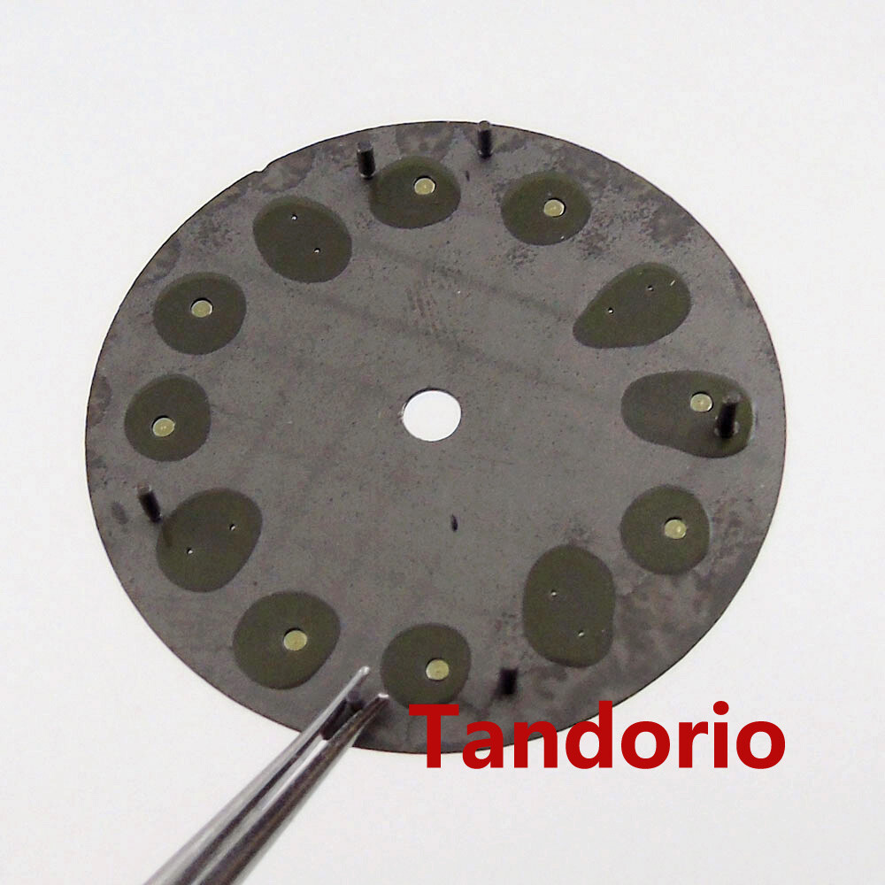 29mm BLIGER Black/Gray Luminous Watch Dial Face For NH35 NH36 MIYOTA 8215 821A