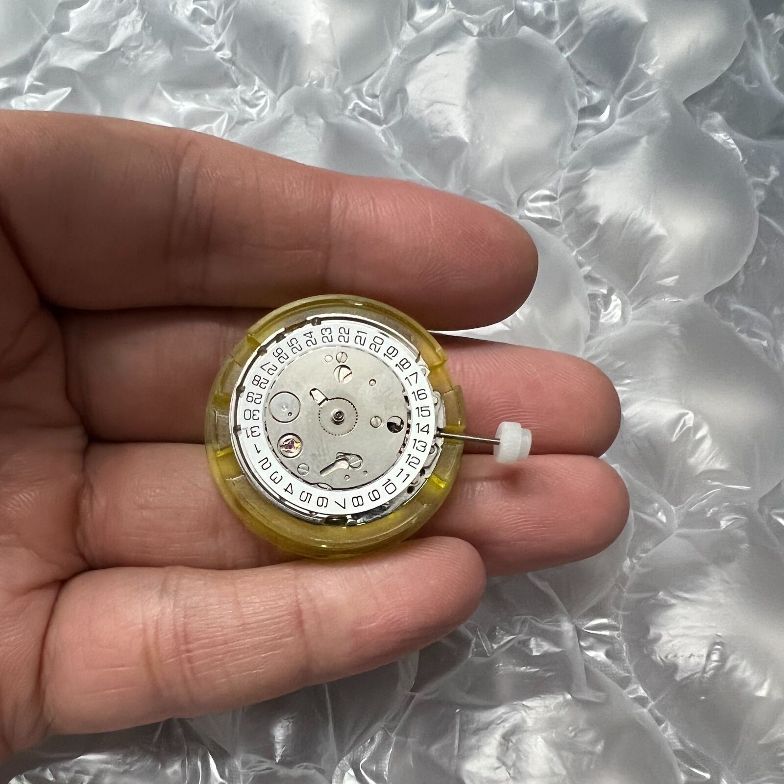 Date @3 21600 Silver Plated 3 Hands Automatic DG4813 Mechanical Movement Parts d