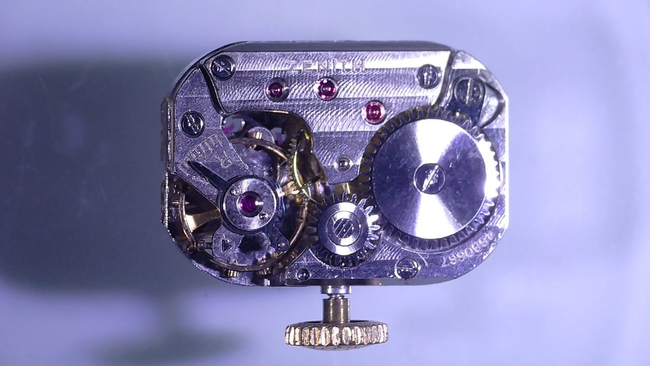 Zenith 57.8 Mechanical Watch Movement, Stainless Steel, Gray
