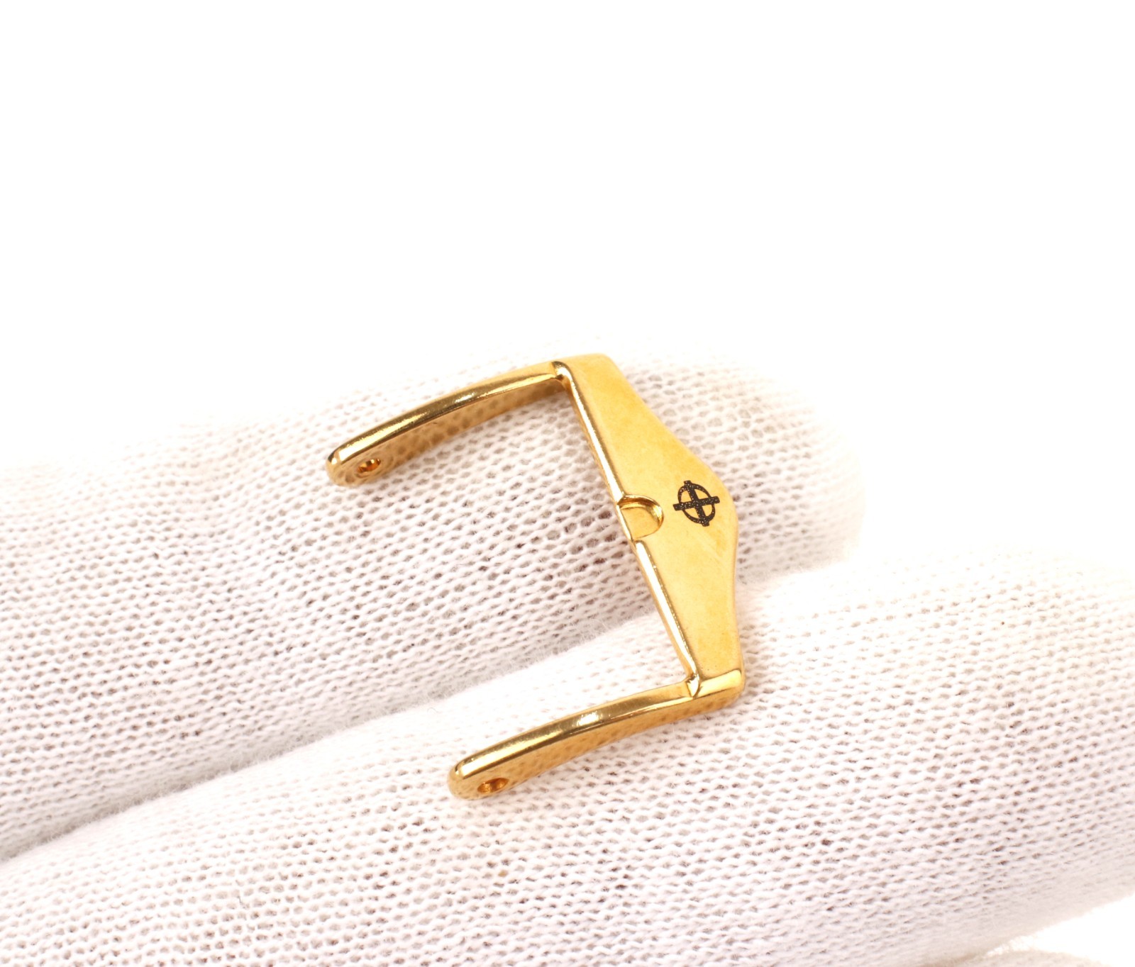 16mm ZODIAC Metal Watch Strap Band Buckle Gold-Tone SWISS🇨🇭MADE Vintage