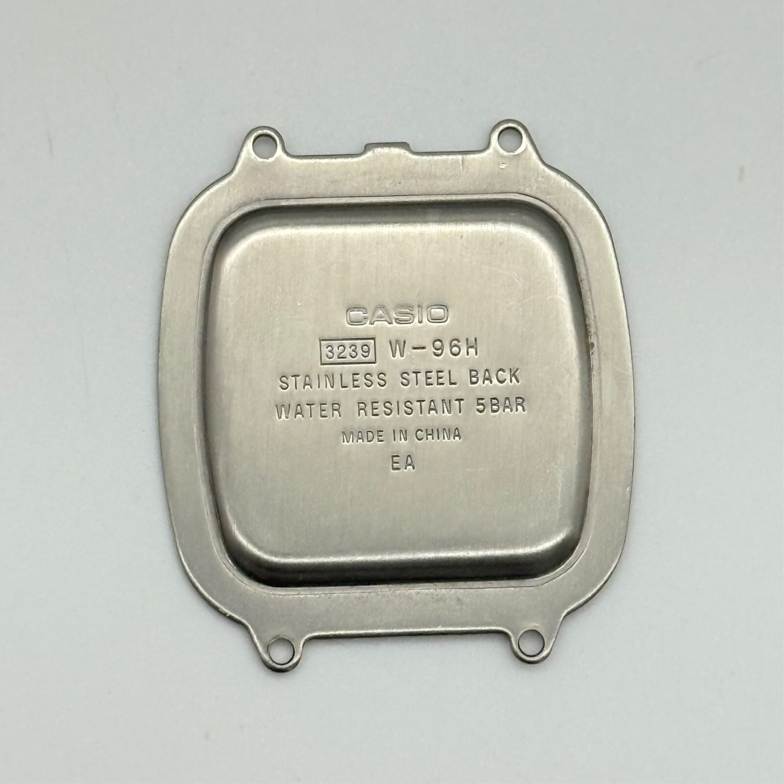 CASIO Stainless Steel Watch Case Back for W-96H (3239)