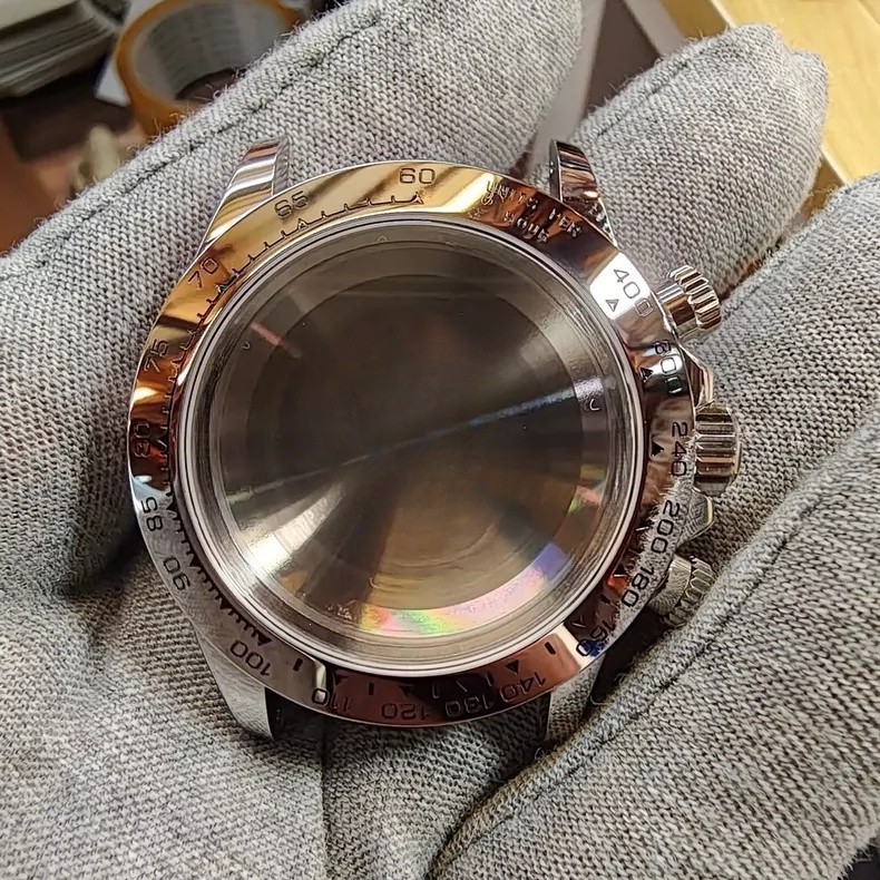 Stainless Steel Watch Bezel Case Compatible With Daytona 116520 4130 movement