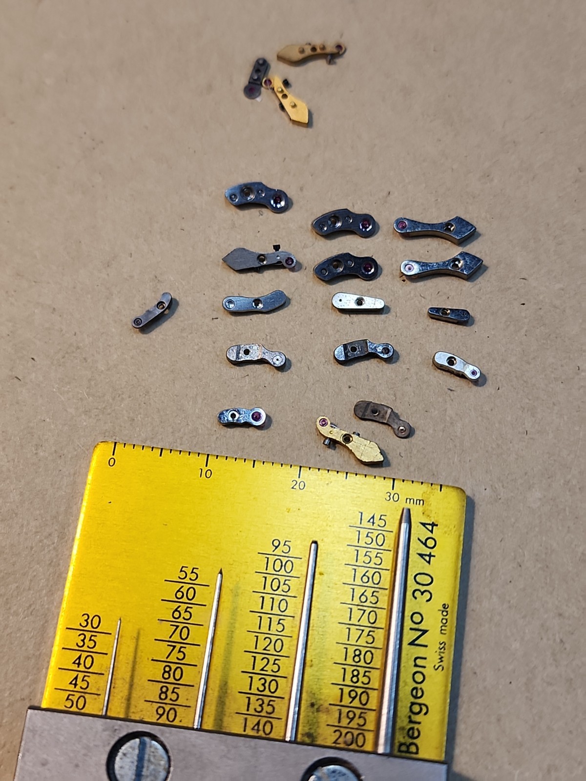 Lot Of Mixed Wristwatch Bridges Movement Parts Spares Repairs