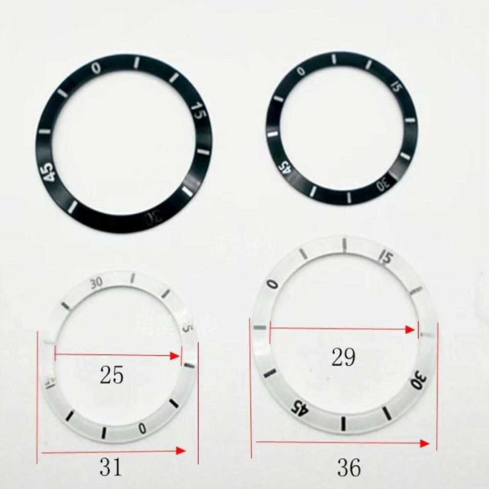 Replacement J12 Ceramic Watch Bezel Ring 29 x 36mm / 25 x 31mm Option