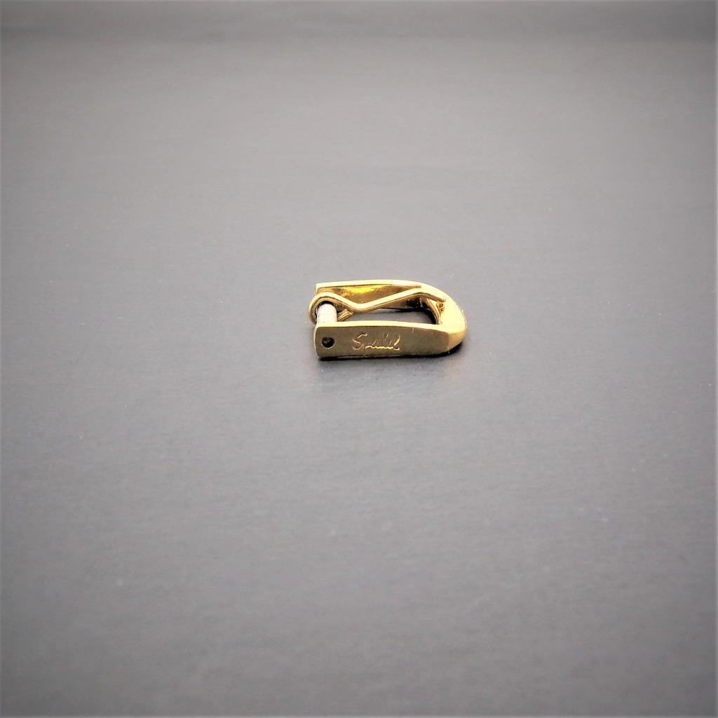 New Speidel 9mm Gold Tone Watch Strap Buckle NOS (#7)