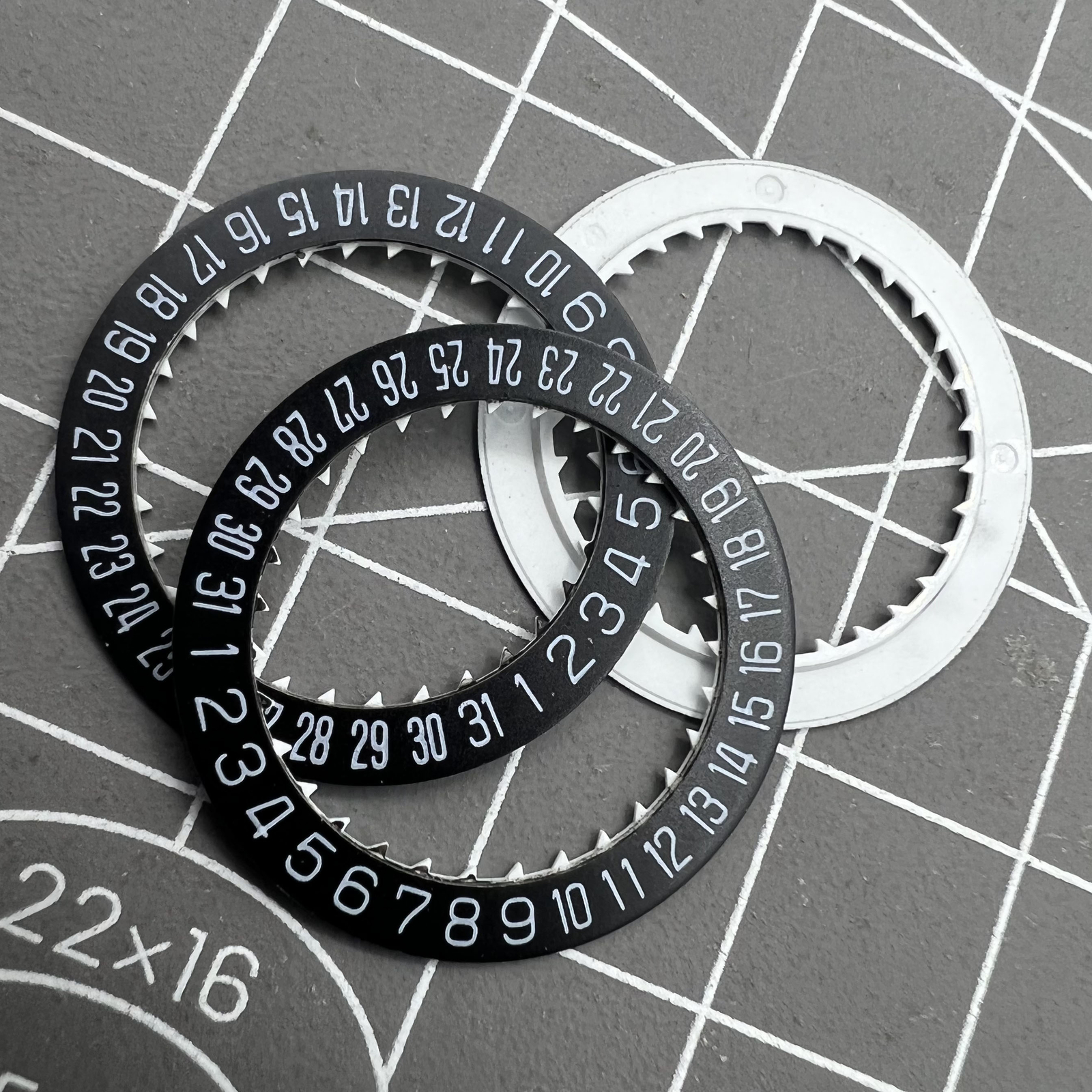 Date Disk Wheel Date Wheel Generic for Date At 6 Miyota 8215 Movement