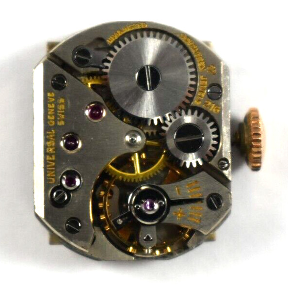Vintage Universal Geneve 17J Ladies Mechanic Wrist Watch Movement lot.qh