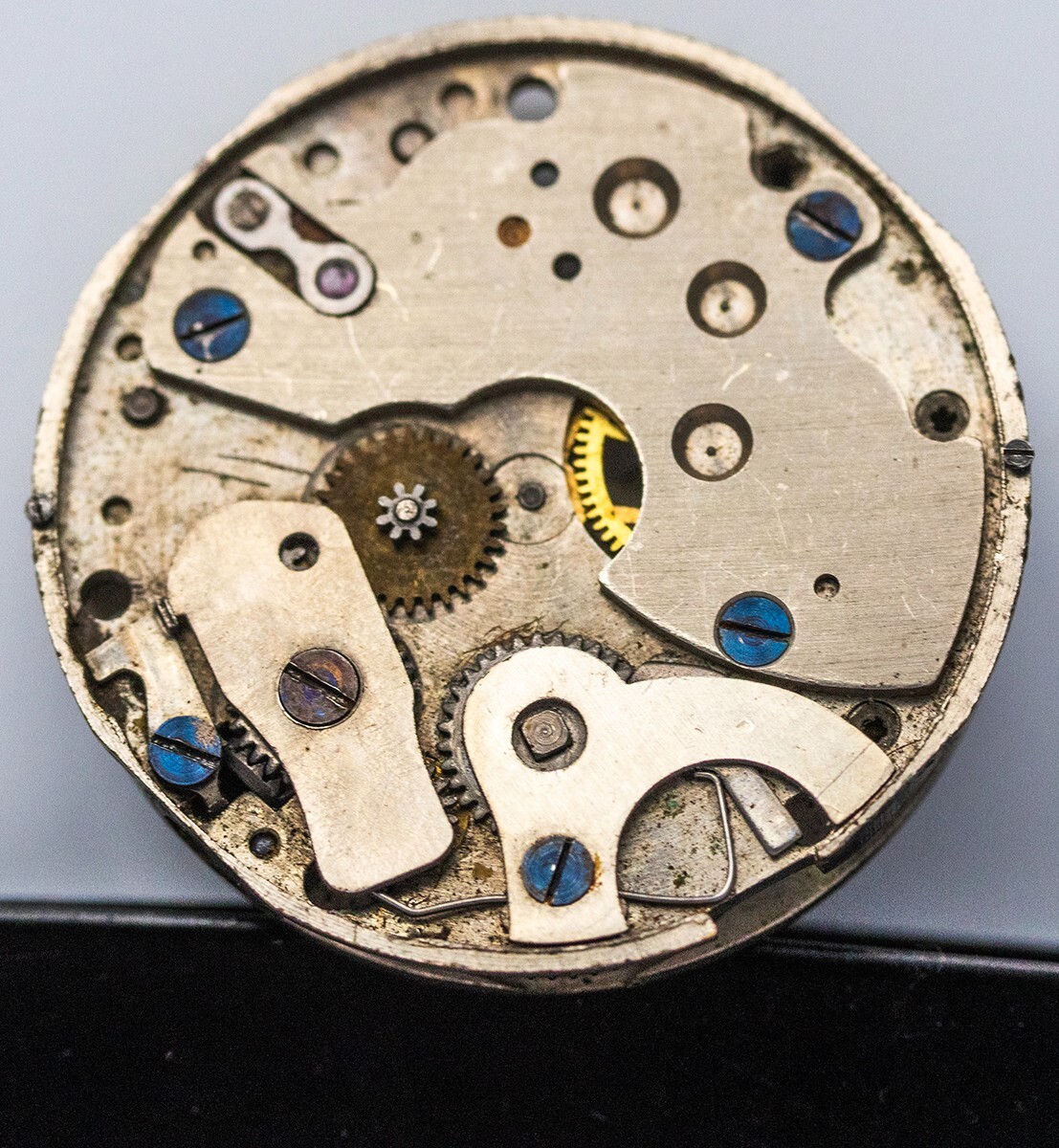 B.W. Co. Watch Movement Safety Barrel Model B 7 Jewels USA Parts Repair
