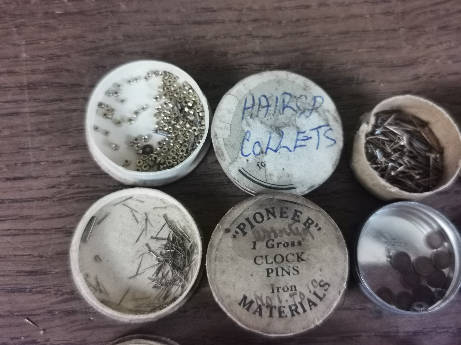 Pocket Watch Parts, Bouchons, Bolt Springs, Wheels Etc Watchmaker #T231