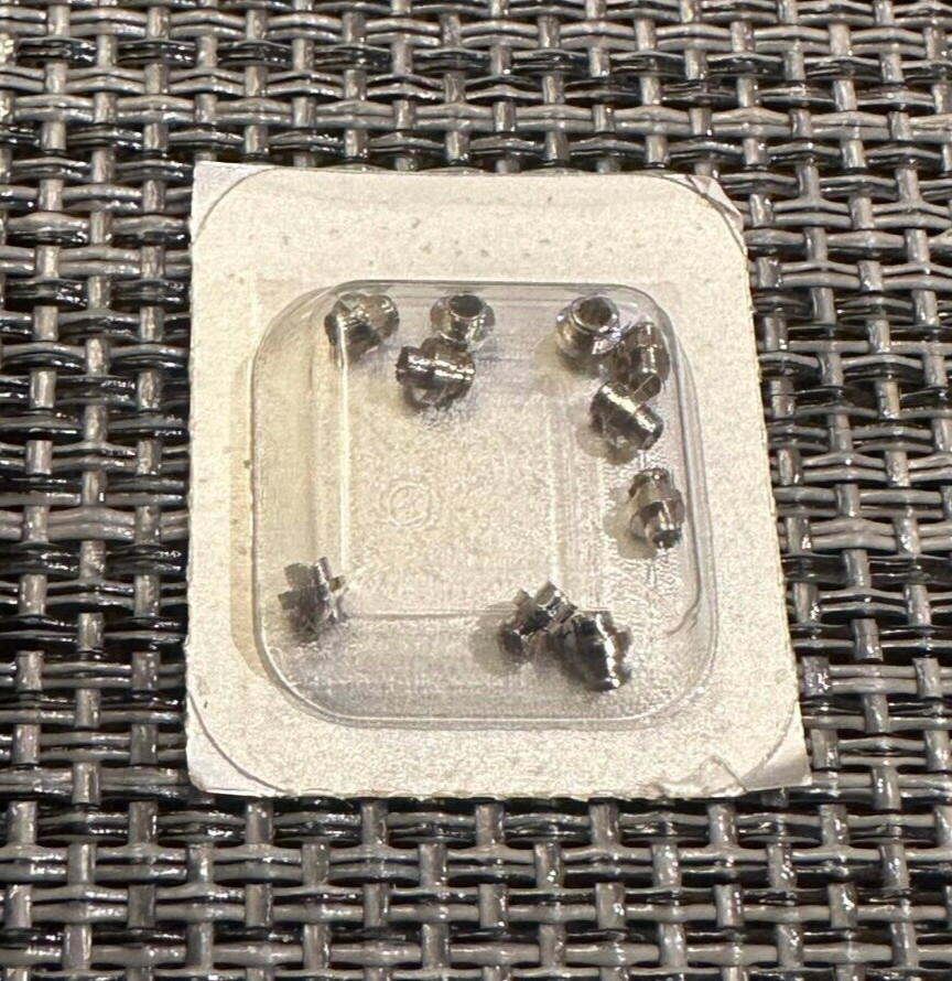 Genuine Original Cartier Santos Galbee Quartz Crown Case Tube Steel MX000D15