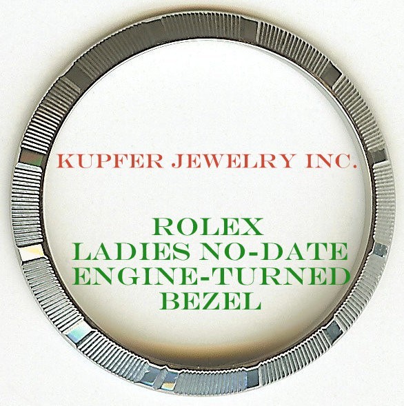 ROLEX FACTORY NEW ORIGINAL LADIES NO-DATE ENGINE-TURNED BEZEL