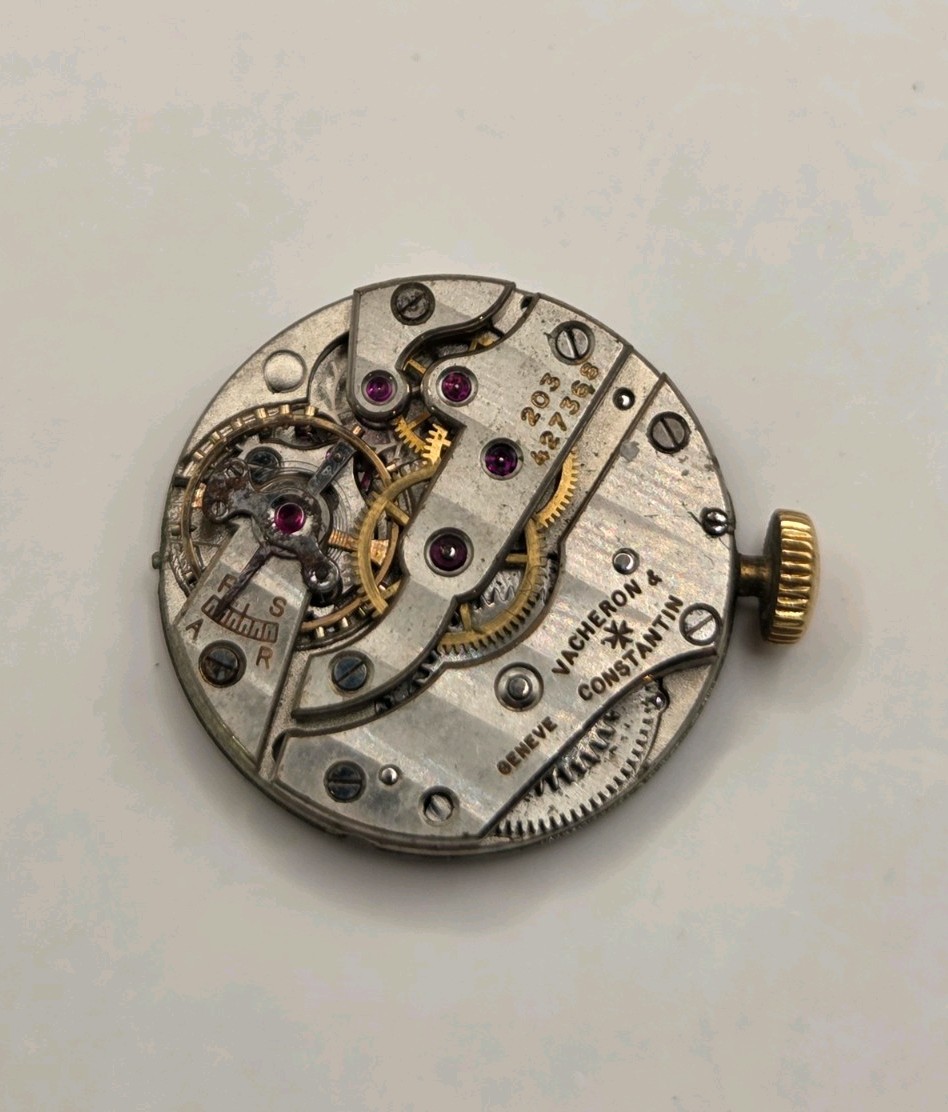 Vintage 1935 Vacheron Constantin Caliber 203 Movement w/Hands- Good Balance,Rare