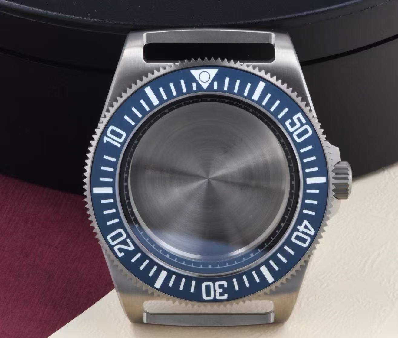 DIY New 42mm Titanium Watch Case For NH35/36/4R/6R Automatic Movements