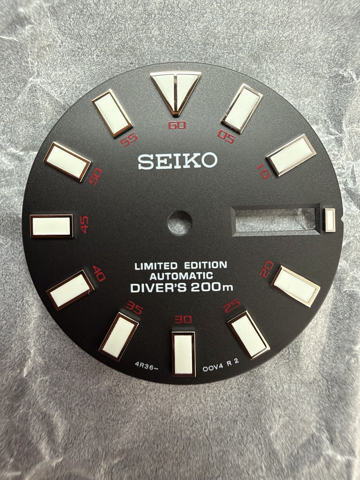 Seiko SRP233 Limited Edition Bloodmoon Watch Dial Black & Red