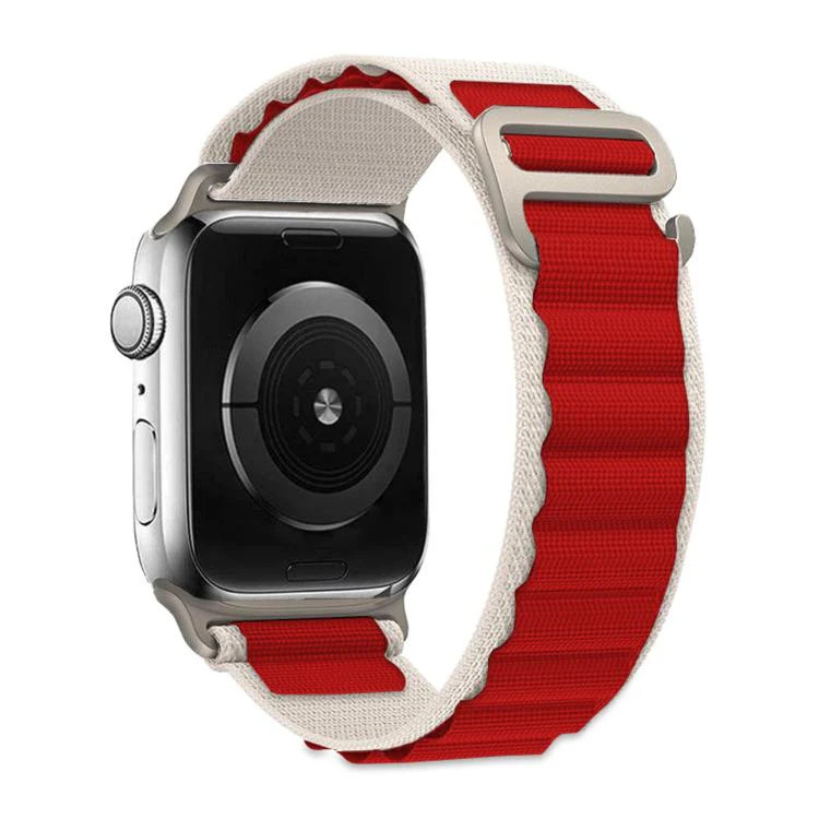 Buckle Loop Nylon Watch Band with 3D Curved Film, For Apple Watch Ultra 2 / 1 4