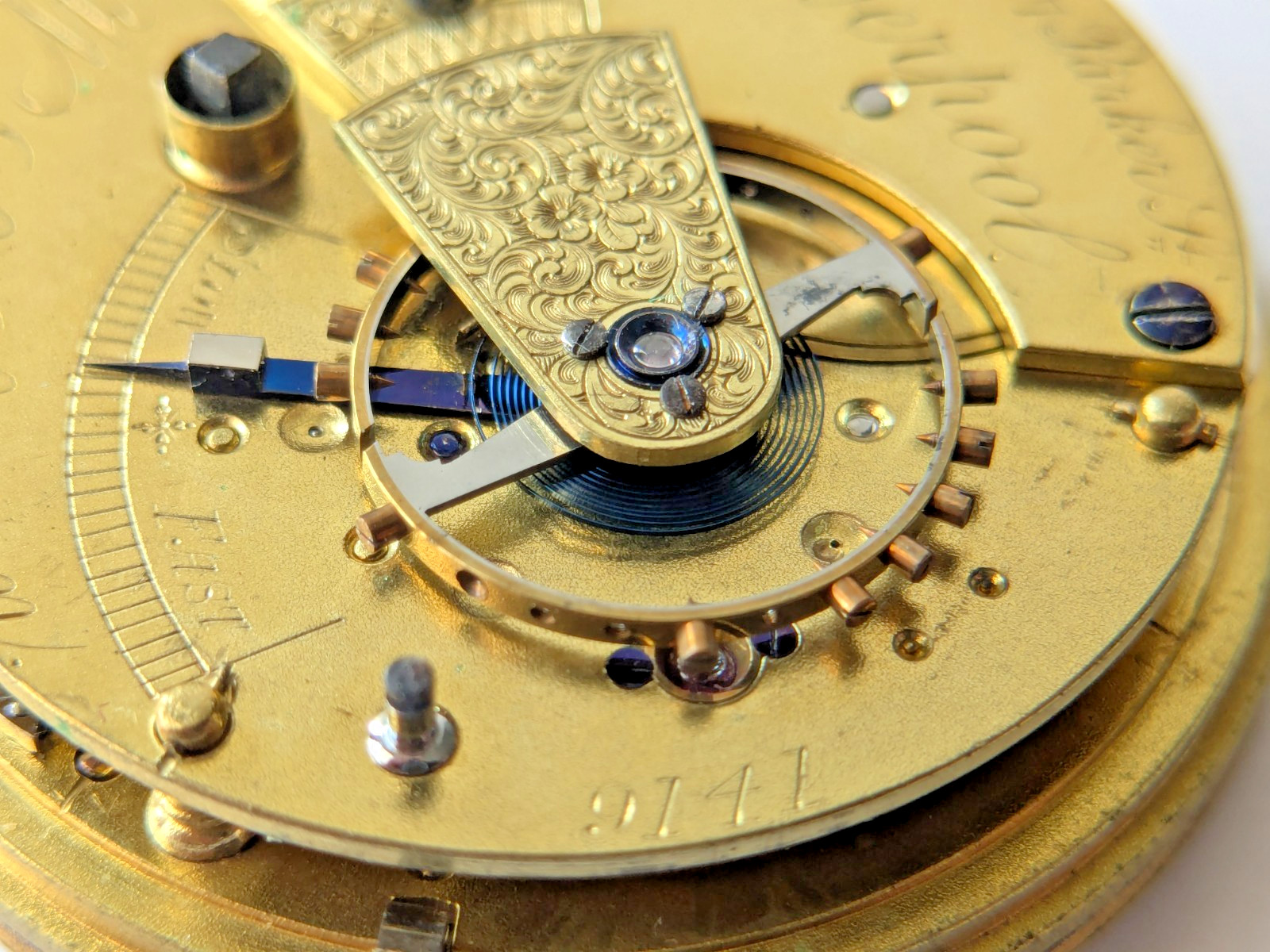 W.L. Lawson Liverpool Fusee Pocket Watch Movement 46.4mm Lord St Parts Repair 51