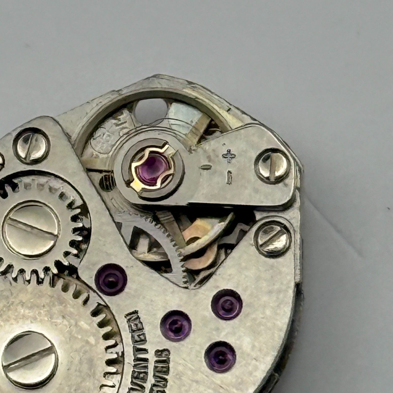 FHF 69-21 Watch Movement Tressa Swiss 17 Jewels Manual Wind Parts Repair 15.3mm