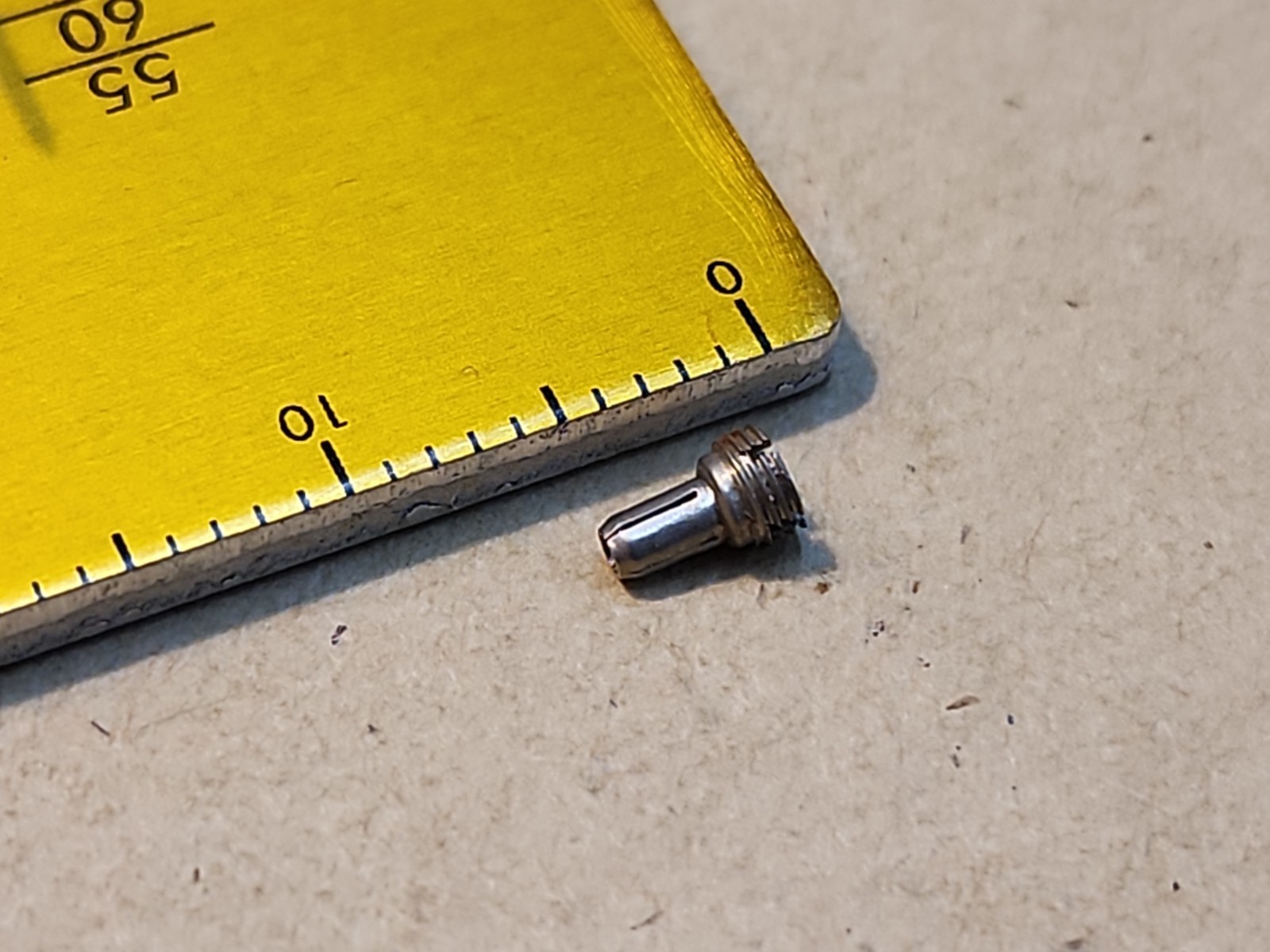 NOS American Pocket Watch Or Bracelet Watch Threaded Case Sleeve-2.6×4.2mm