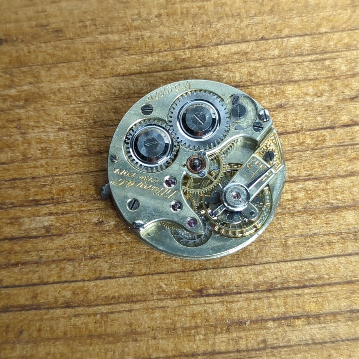 Aggasiz for Tiffany & Co New York Pocket Fob Watch Movement for Project (F229)