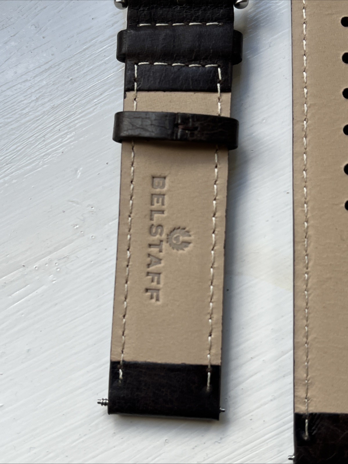 Belstaff Watch Strap Brown 20mm Dispatch Rider And Others