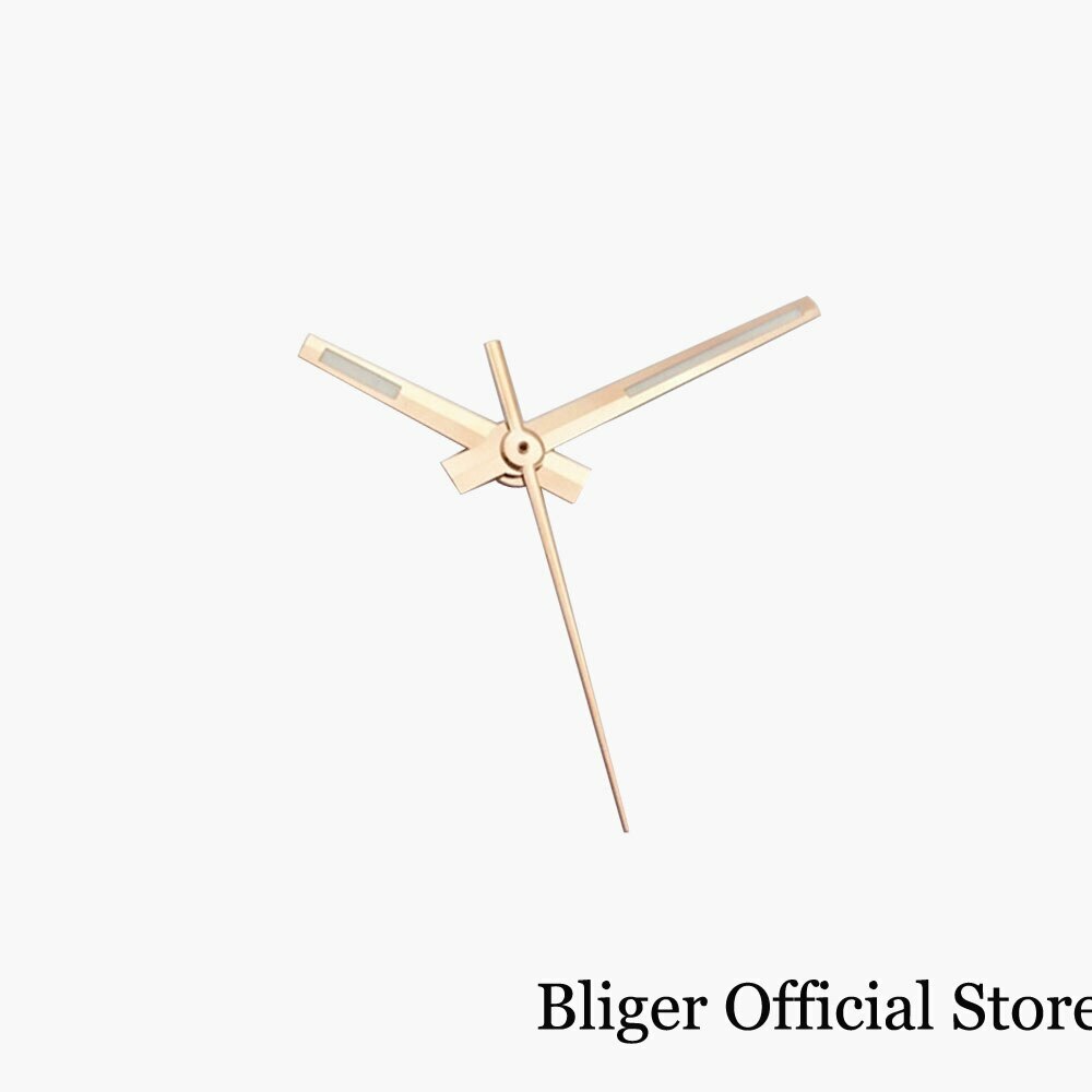 BLIGER Luminous Watch Hand fit ETA2824 2836 NH35A NH36A MIYOTA Rose Gold Silver