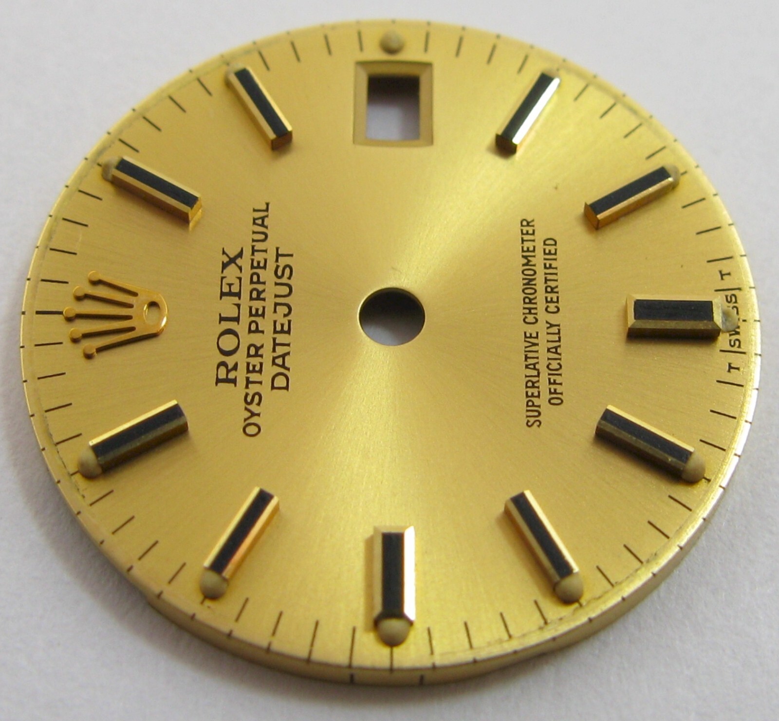 Rolex Watch 2030 2035 part sunburst gilt Dial with light black markers …