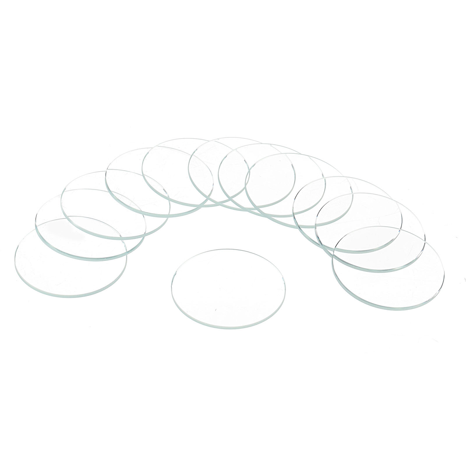 12pcs Watch Crystal Glass Lens 31mm Flat Round Glass Watch Face Crystals Lens