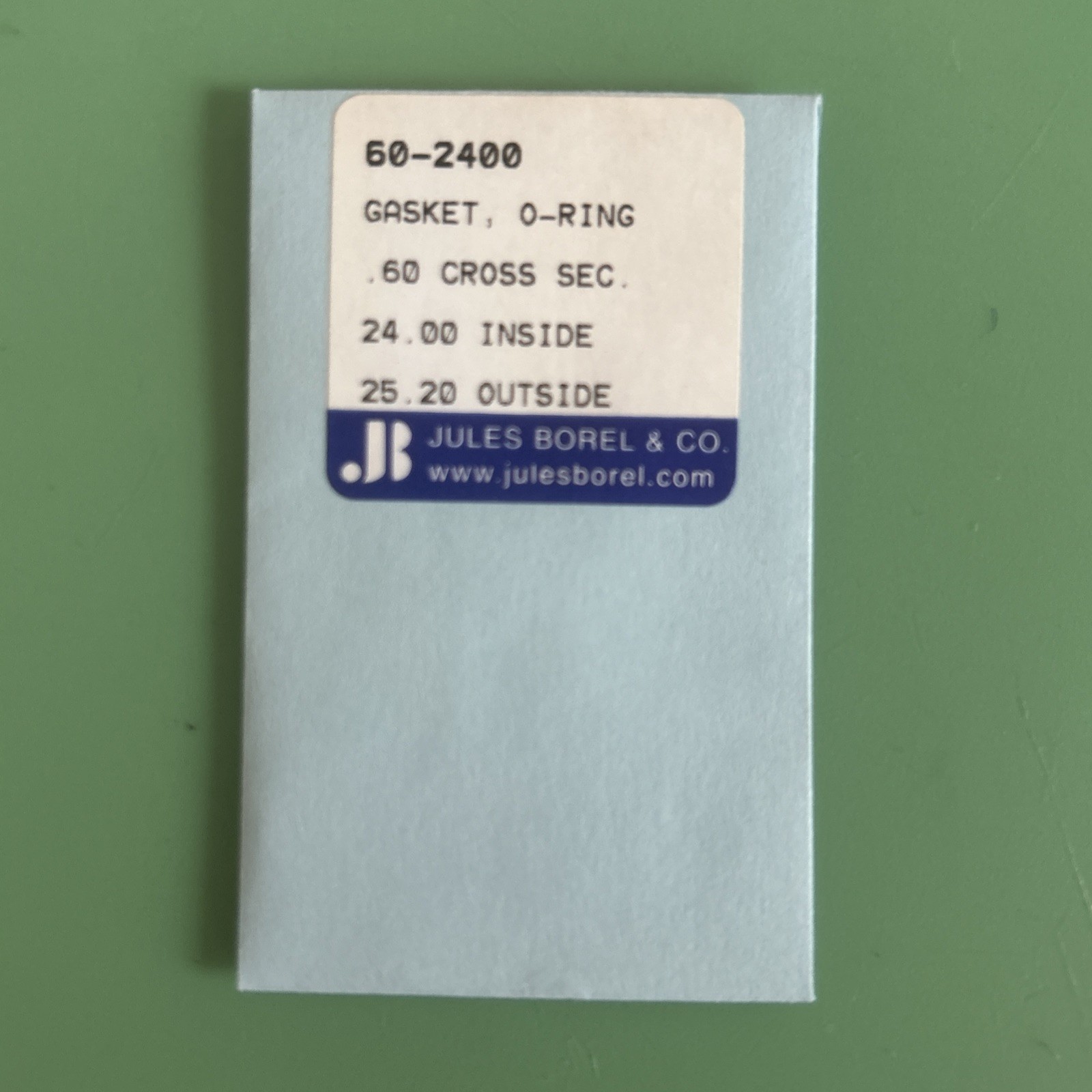 Borel – O-Ring Caseback Gaskets – 60 Series -.6mm Cross Section -14.5-34mm ID