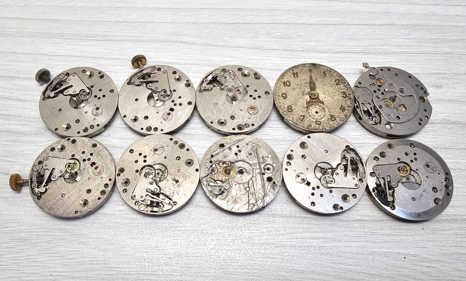 Vintage Soviet Movement Zim Raketa Pobeda USSR Watch Mechanisms for parts