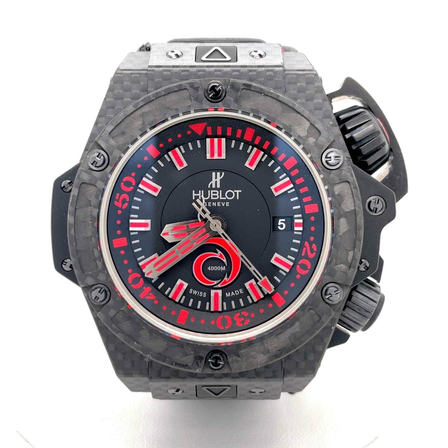 Hublot King Power Alinghi Automatic Carbon Fiber Mens Watch 731.QX.1140.NR.AGI12