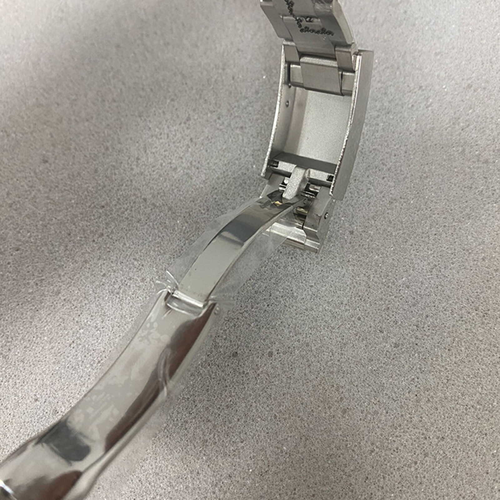 39MM Oyster AK Sapphire Glass Steel Watch Case + Strap for NH35/36 Movement Part