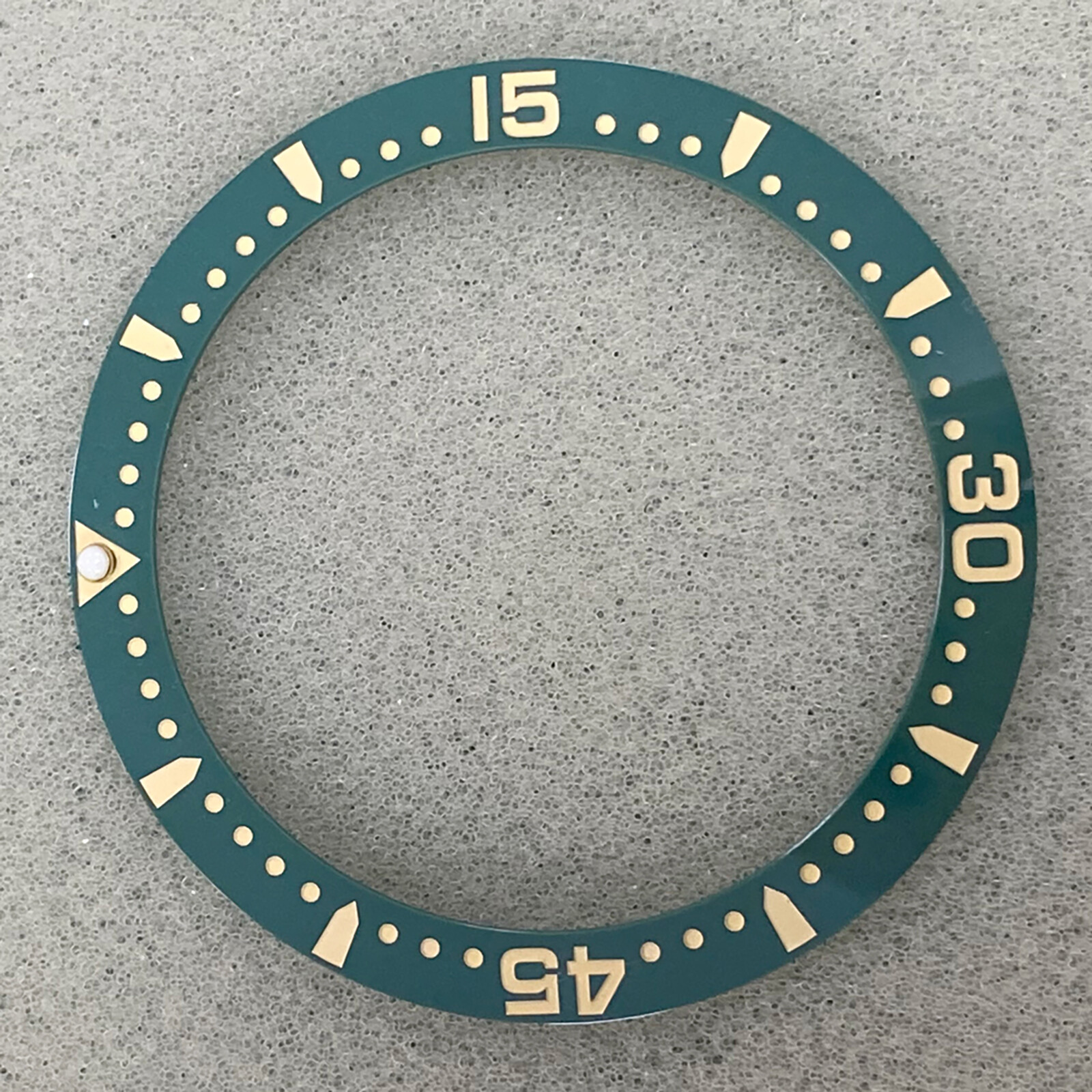 38MM Ceramic Sloped Watch Bezel Insert for 40MM SUB Watch Case Replacement Part