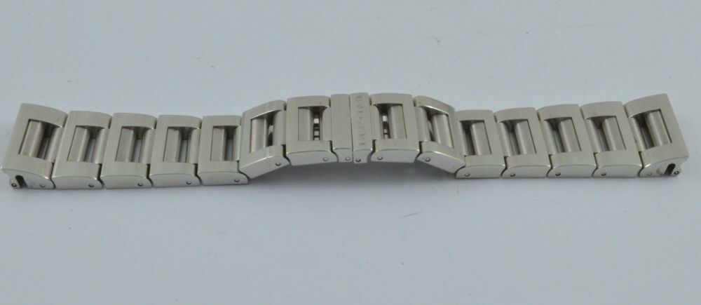 Bulgari Damen Stahl Armband 18Mm Für Rettangolo Stahl/Stahl Top Zustand