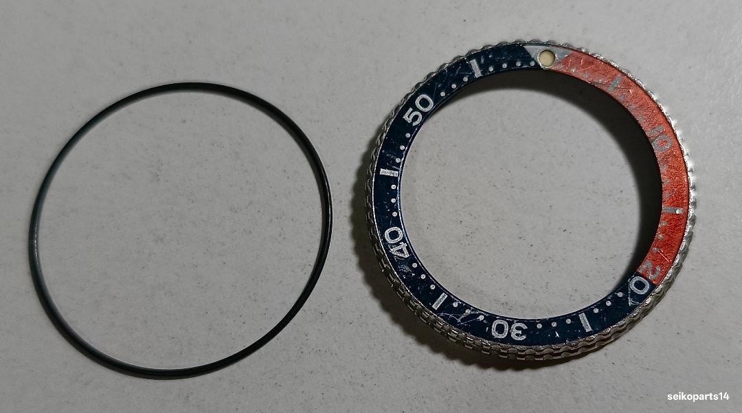 GENUINE SEIKO PEPSI INSERT ROTATING BEZEL 6309-729A ALSO 7548-700B 7548-700F