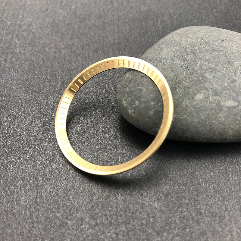 316L Steel Chapter Ring With Marker For Turtle Style Case Back Dot Mod Part