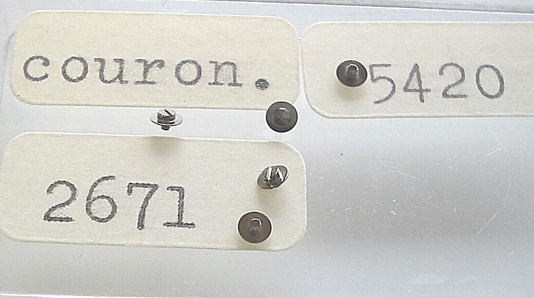 ETA 2671, 2641, 2651, 2661; 5 new crown or ratchet wheels #415 or #420 + screws