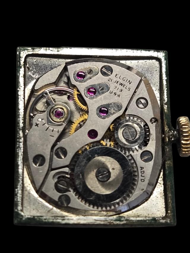 ELGIN WATCH CO SHOCKMASTER 21 JEWELS 713 USA MOVEMENT (MP1047401)