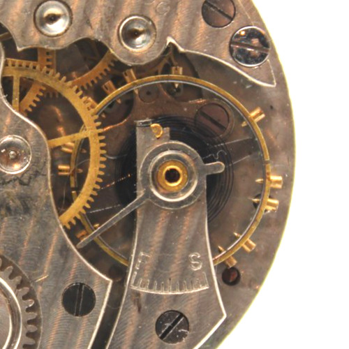 1911 NEW YORK STANDARD POCKET WATCH MOVEMENT BF052529 GRADE: 730 3/0s 7j (FP)
