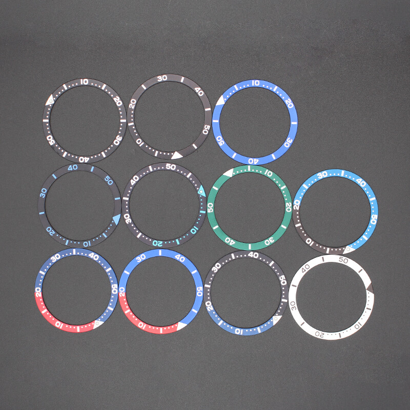 38mm x 31.5mm x 0.8mm Lnlaid Aluminum Ring For Refit SKX007/009 Seiko Case Mod