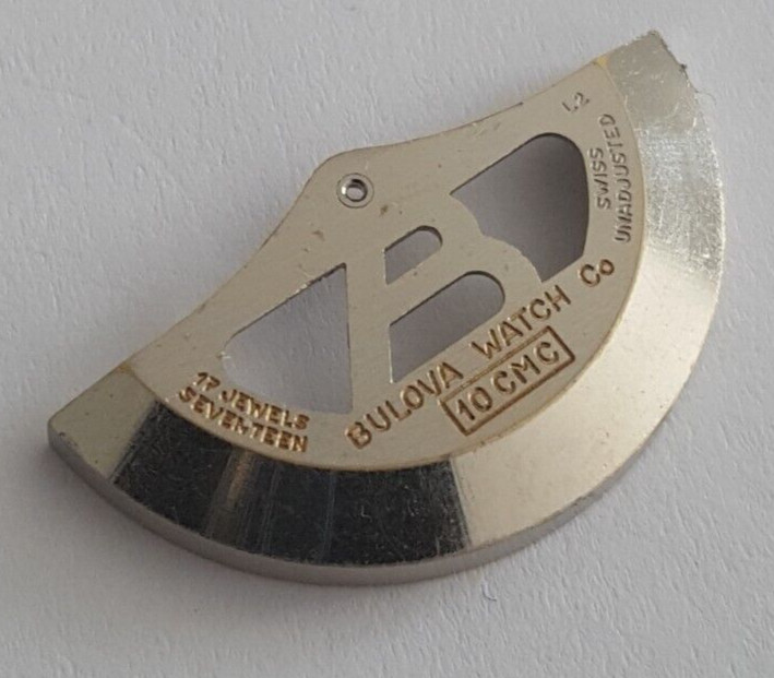 Bulova Caliber 10CMC Part 344 EB No 1143/1 (Rotor Weight Without Bushing Gear)