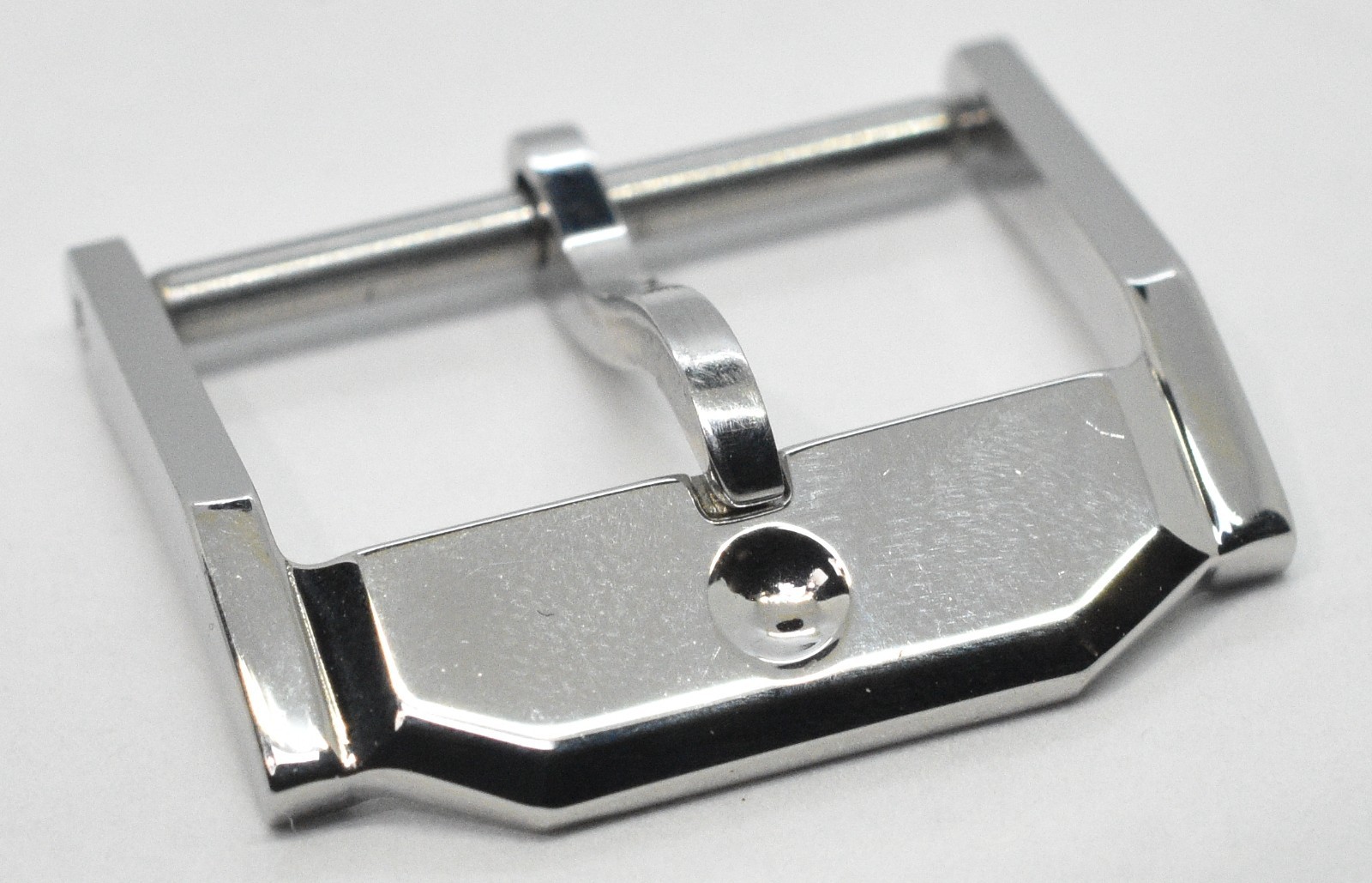Movado 16mm Pin Tang Buckle Steel Clasp